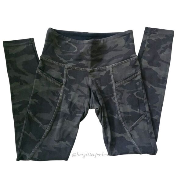 FLYWHEEL Black/Khaki Camouflage Legging - Picture 1 of 7